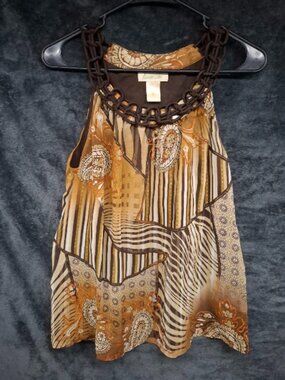Erin B. halter-style blouse